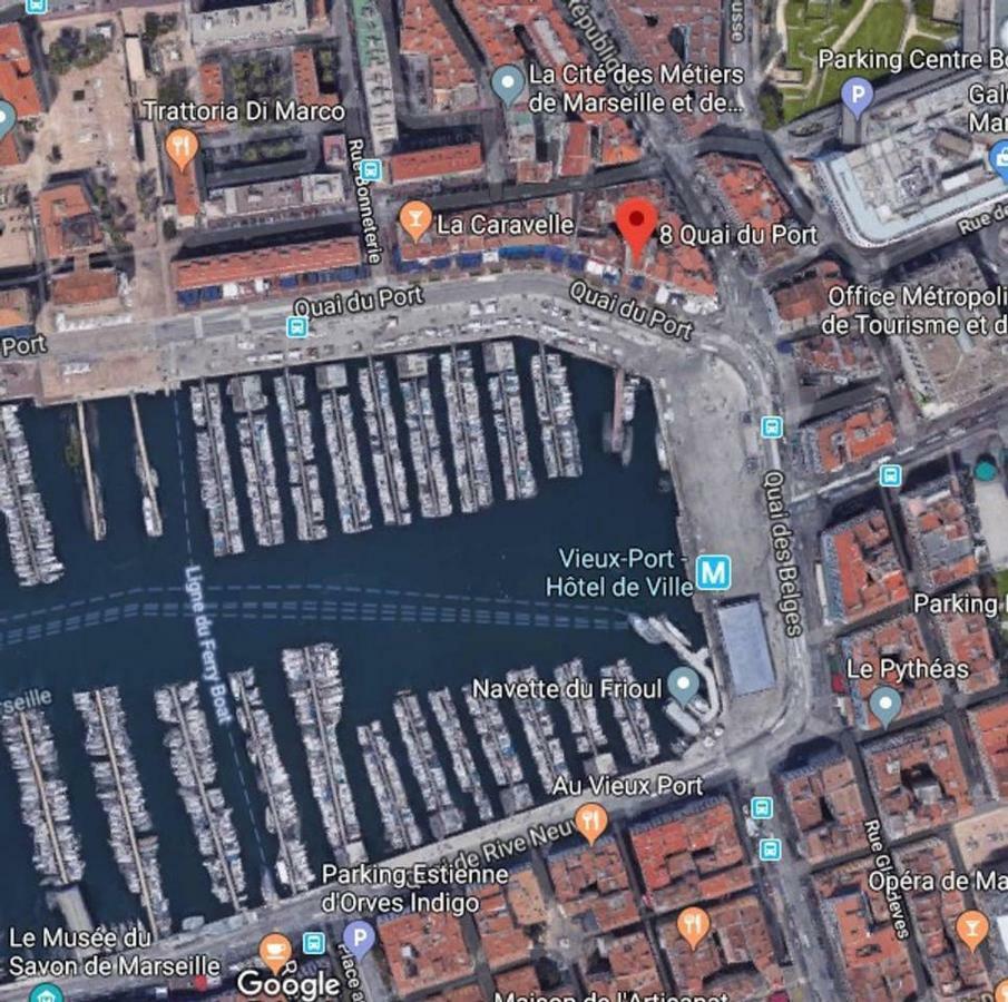 Apartmán Au Coeur Du Vieux Port - Le Quai Bourgeois Marseille Exteriér fotografie